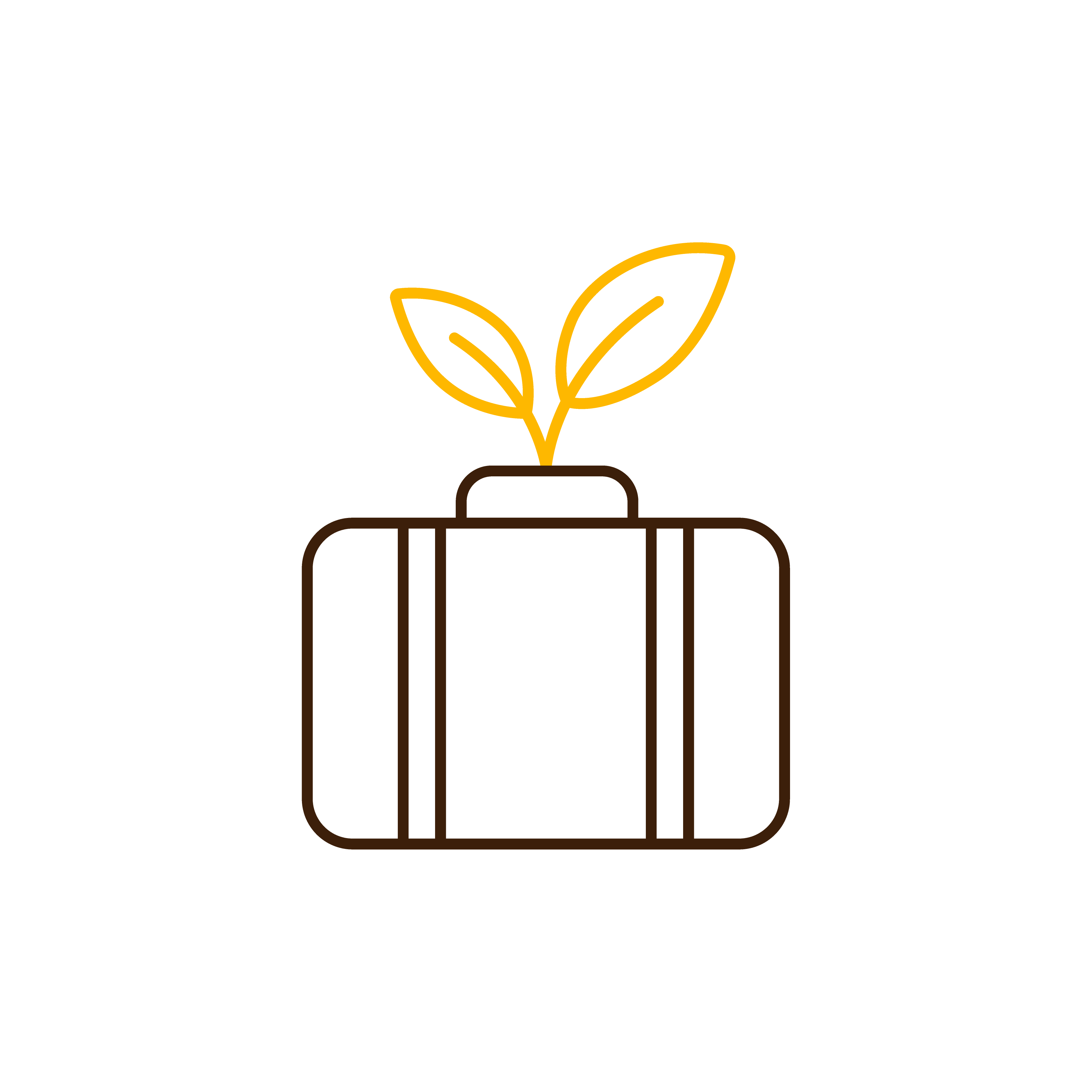 Travel with impact icon