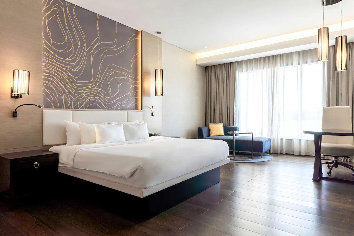 Superior room at the Radisson Collection in Muscat