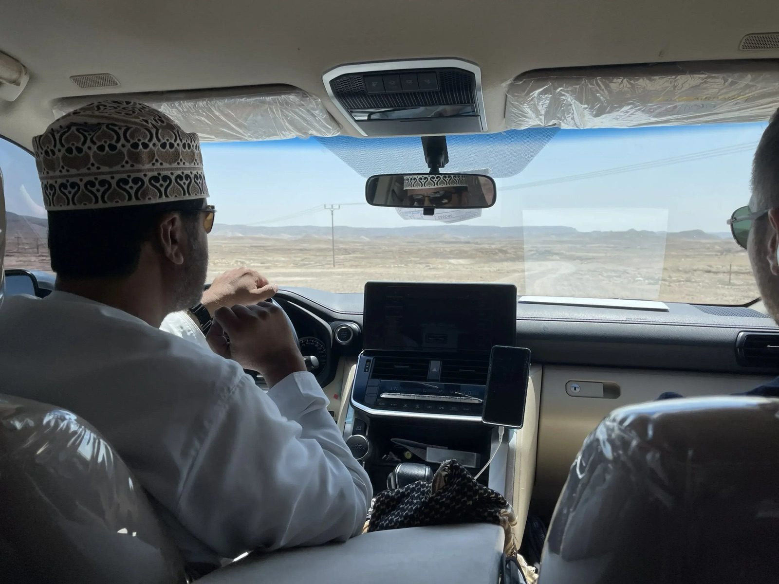 On the road through Oman's interior with a local driver